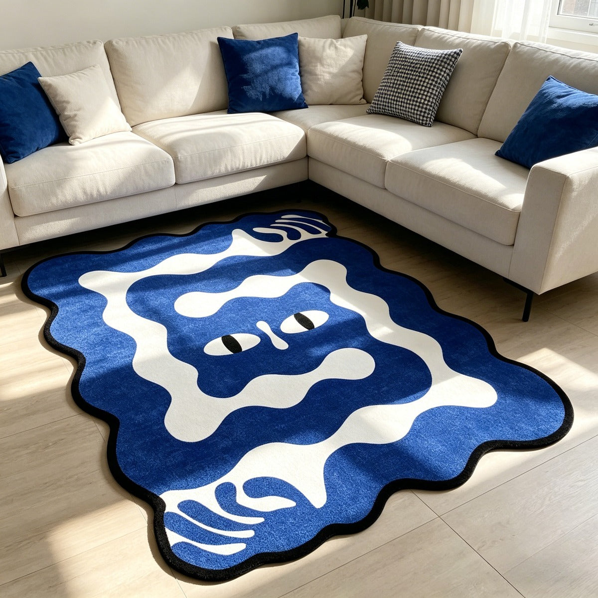 BLUE 3 RUG view 6