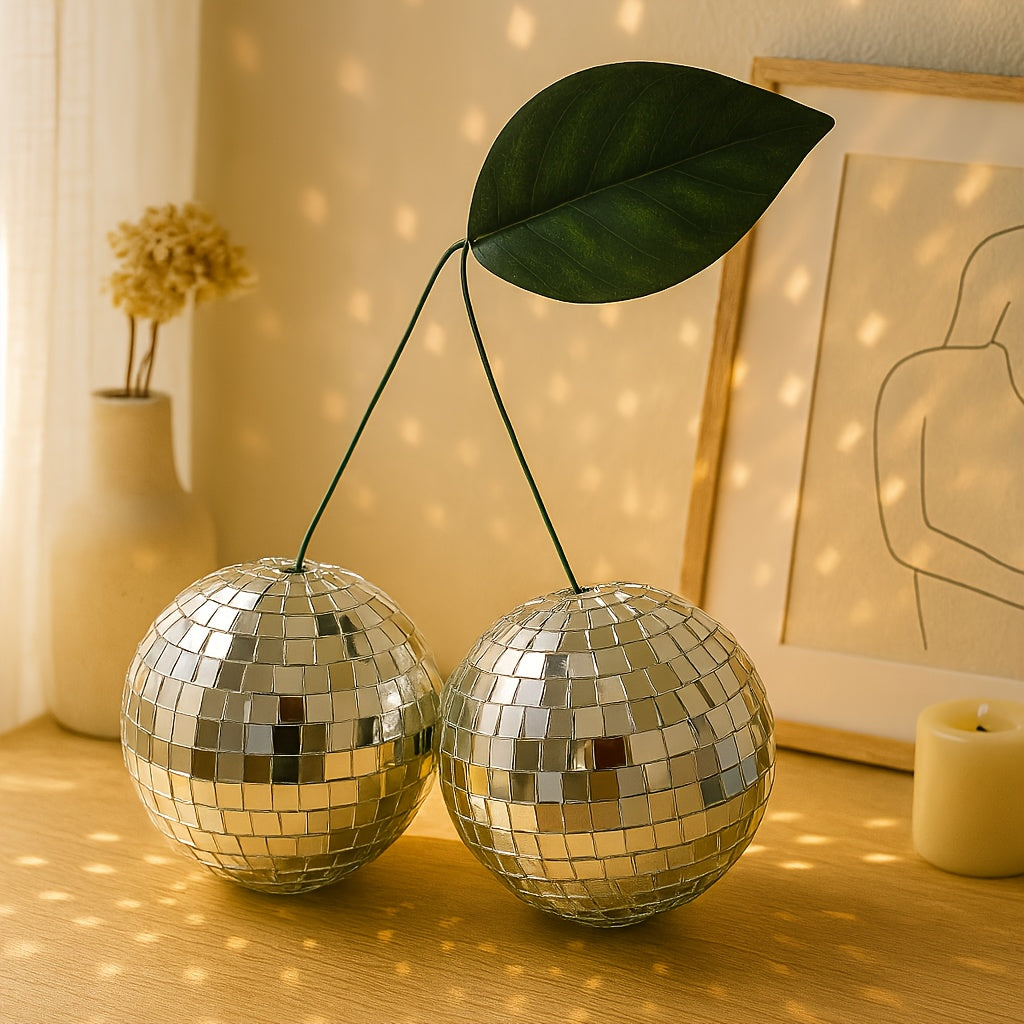 Tnessential Cherry Disco Party Decoration 3D Decor