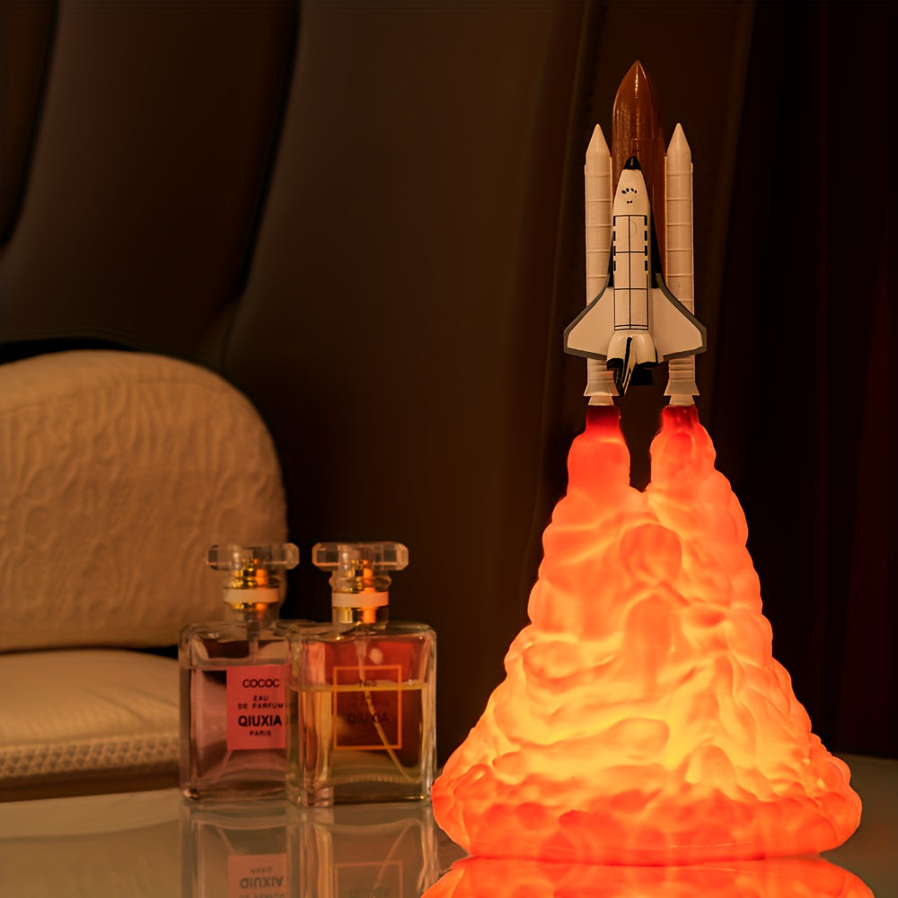 Tnessential Creative Rocket Nightlight 3D Decor