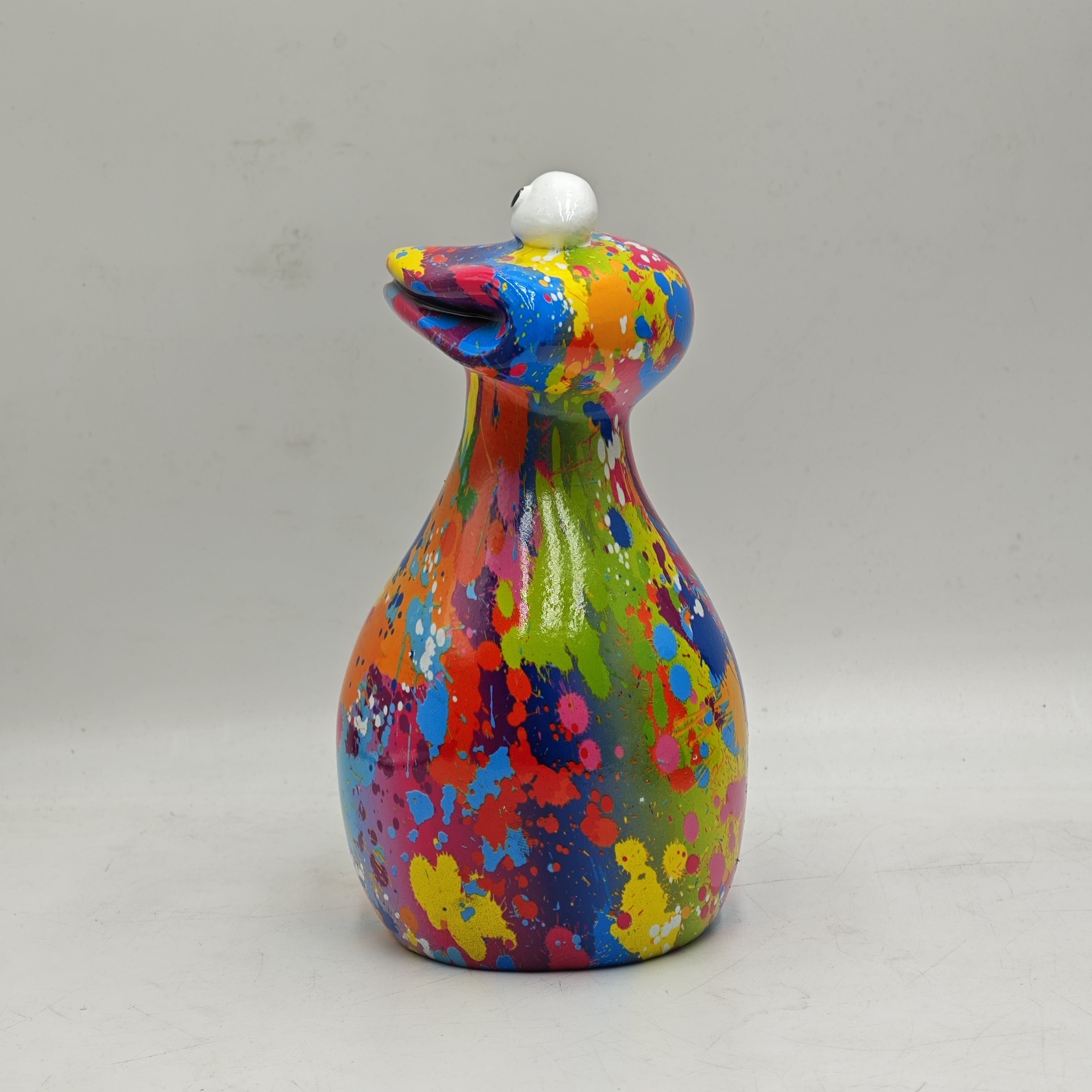 Tnessential Charming -mouthed Frog Resin Art Piece 3D Decor