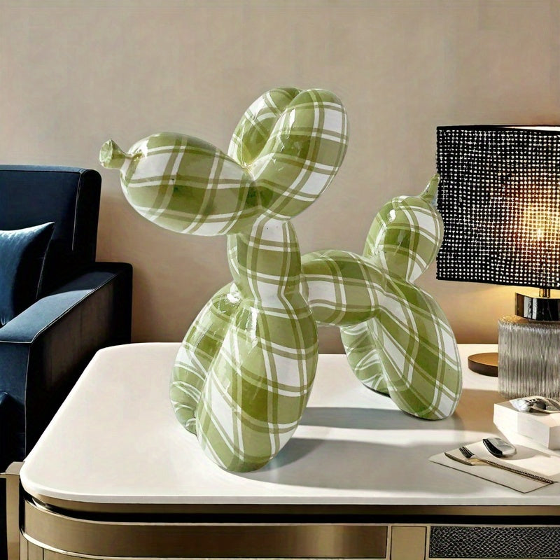 Tnessential Bohemian Style Mischievous Little Dog Statue 3D Decor