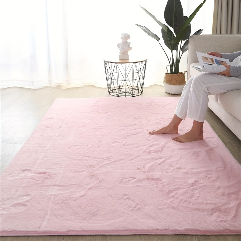 PINK RABBIT RUG