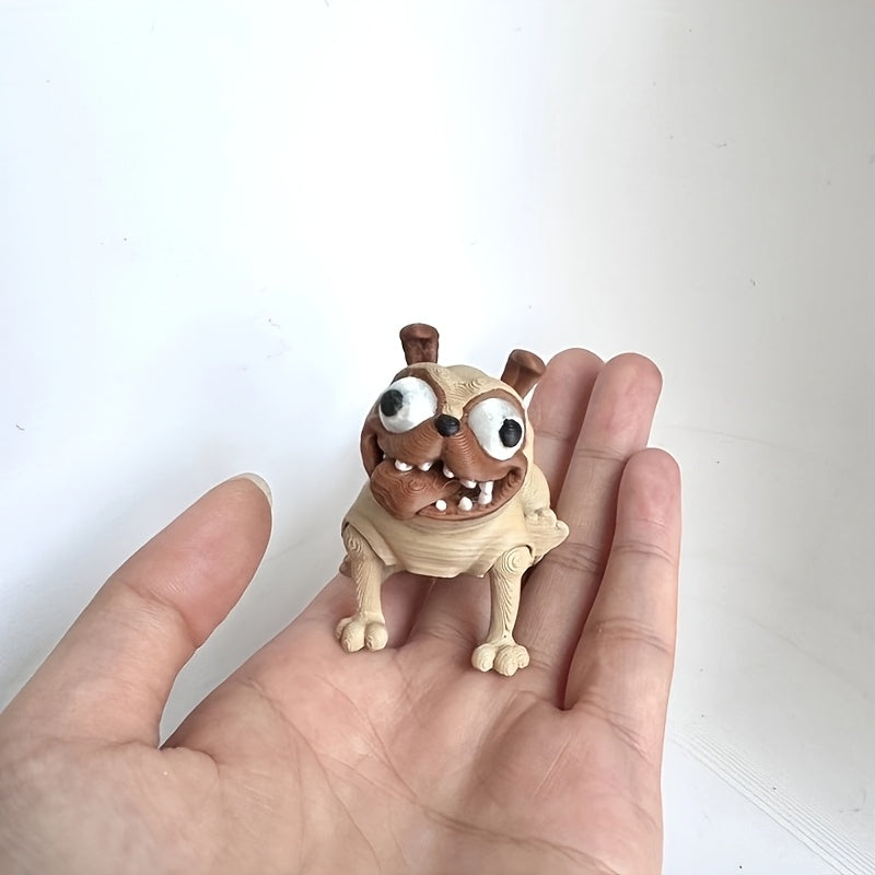 Tnessential Printed Dog Statue Collectible 3D Decor
