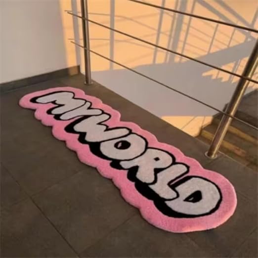 PINK Y2K STYLE RUG