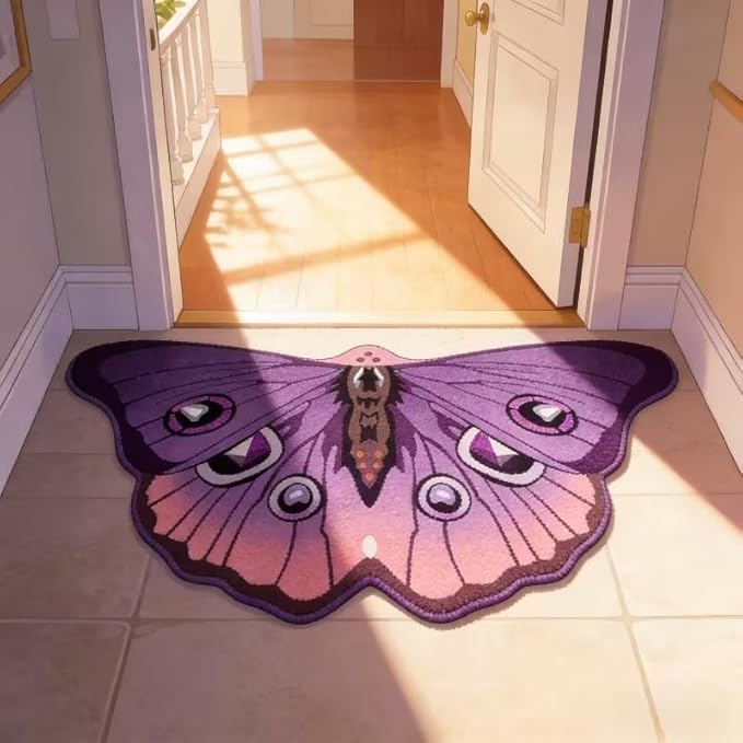 PURPLE BUTTERFLY RUG