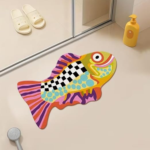 CUTE CARTOON CLOWNFISH RUG
