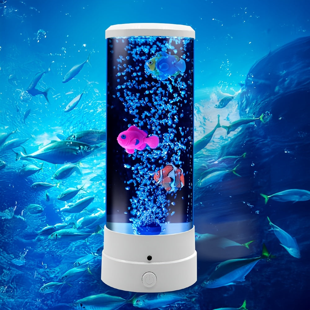 Tnessential Bubble Fish Atmosphere Light Decorative Gift Lamp 3D Decor