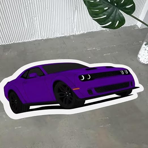 COOL DODGE AMERICAN MUSCLE  RUG