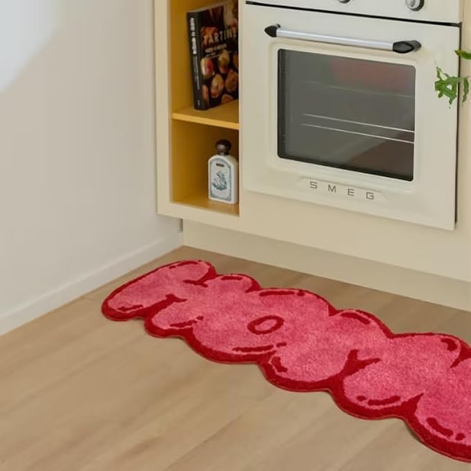 COOL RED HOME RUG
