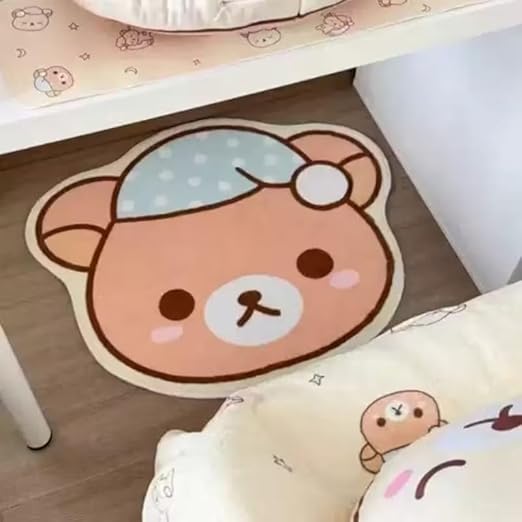 CUTE BEAR FACE RUG