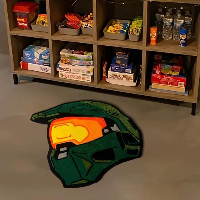 GREEN & ORANGE TACTICAL HELMET RUG