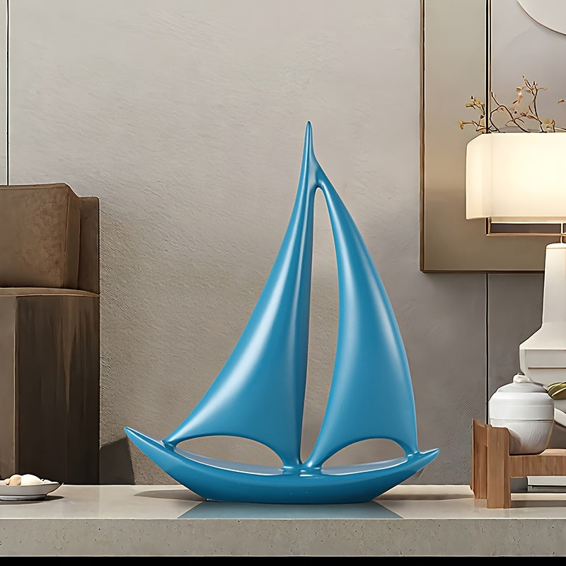 Tnessential Ocean-themed Statue Ornament for or TV Cabinet 3D Decor