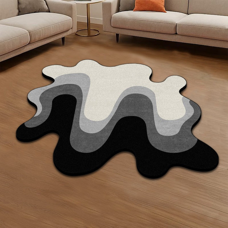 BROWN IRREGULAR 6 RUG view 5