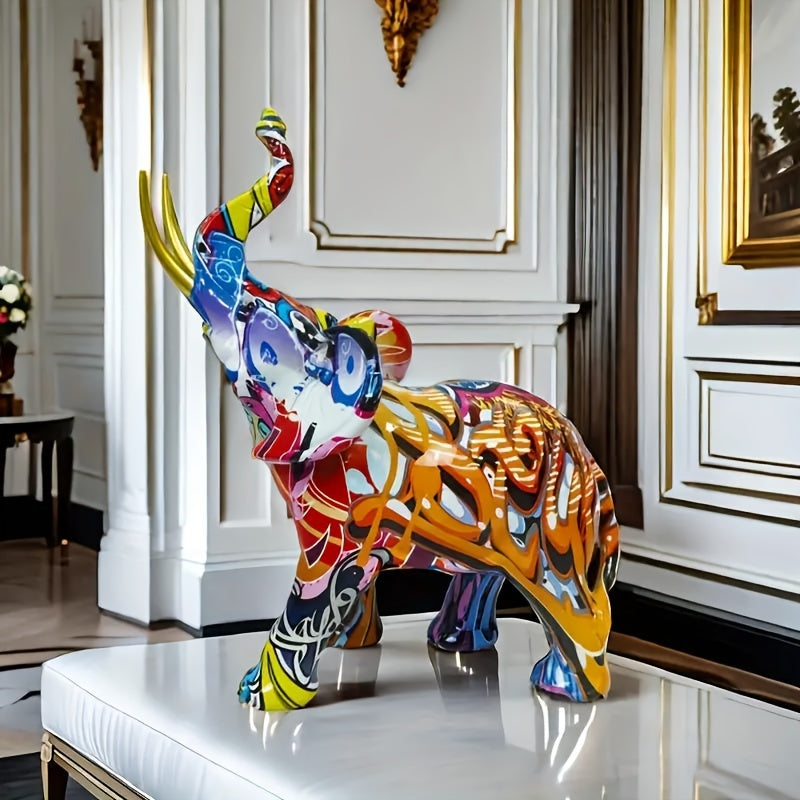 Tnessential Creative Elephant Decoration Creative Statue 3D Decor