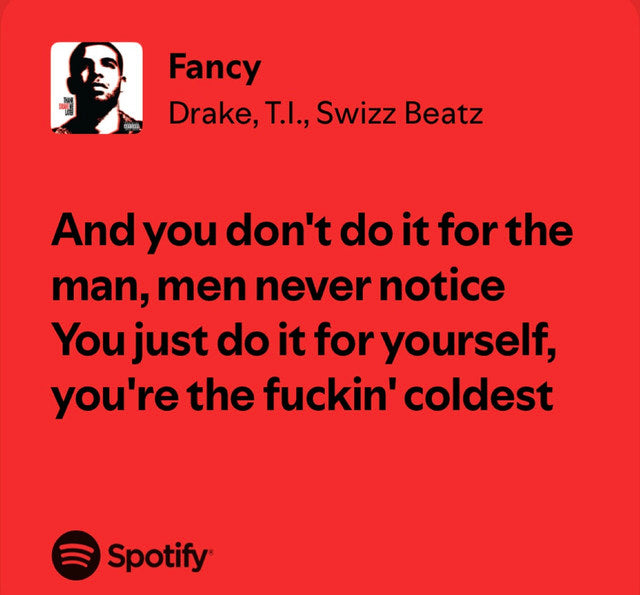 DRAKE LYRICS CANVAS POSTER