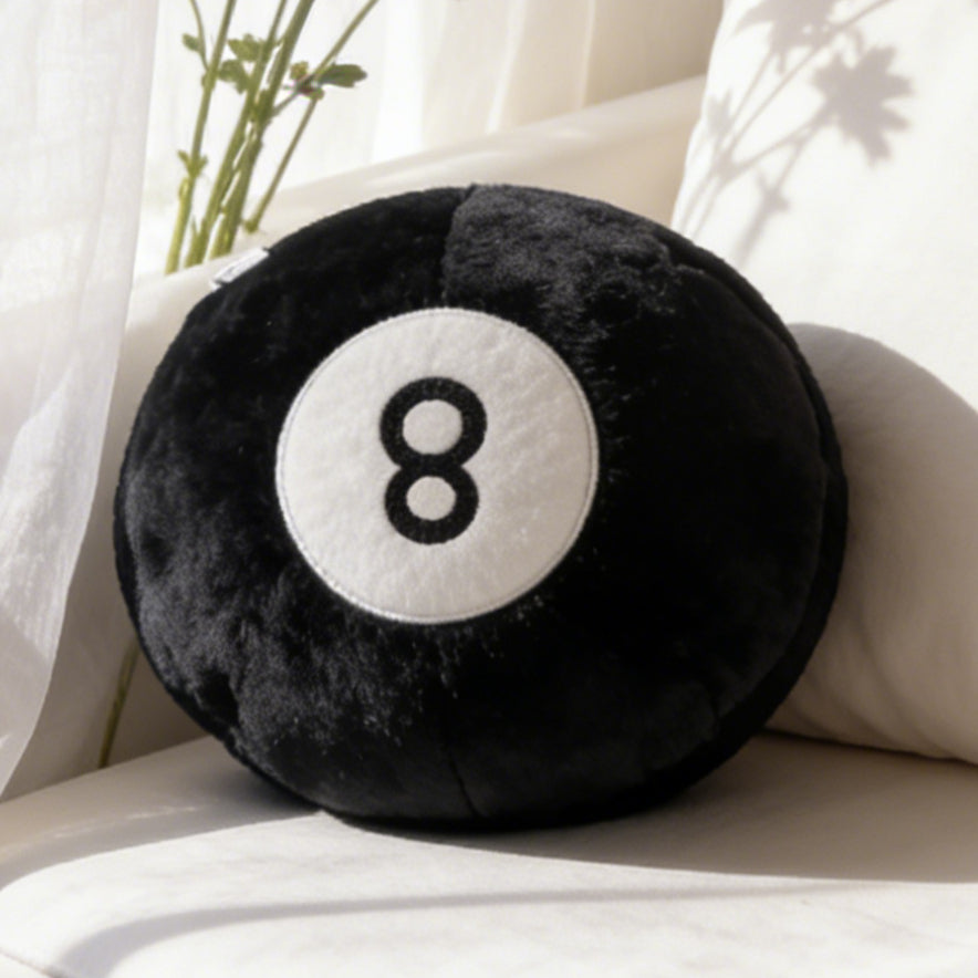 Tnessential Black Eight Plush Doll 3D Decor