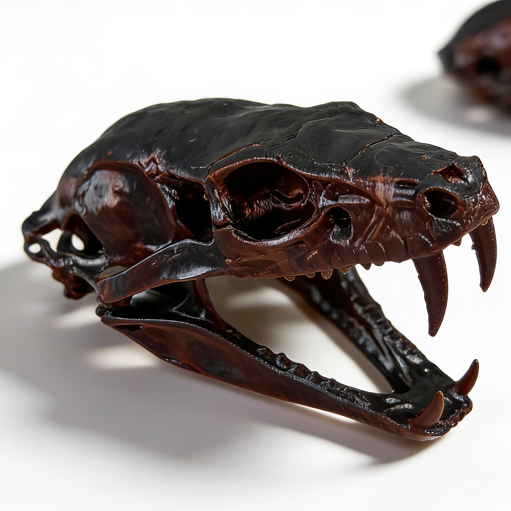 Tnessential Cool Cobra Skull Statue 3D Decor