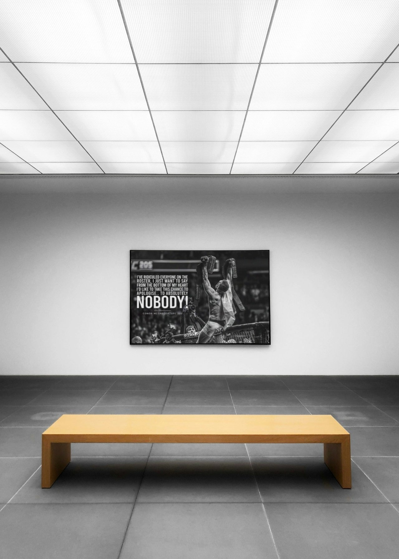 A QOUTE GIVEN BY CONOR MCGREGOR CANVAS POSTER