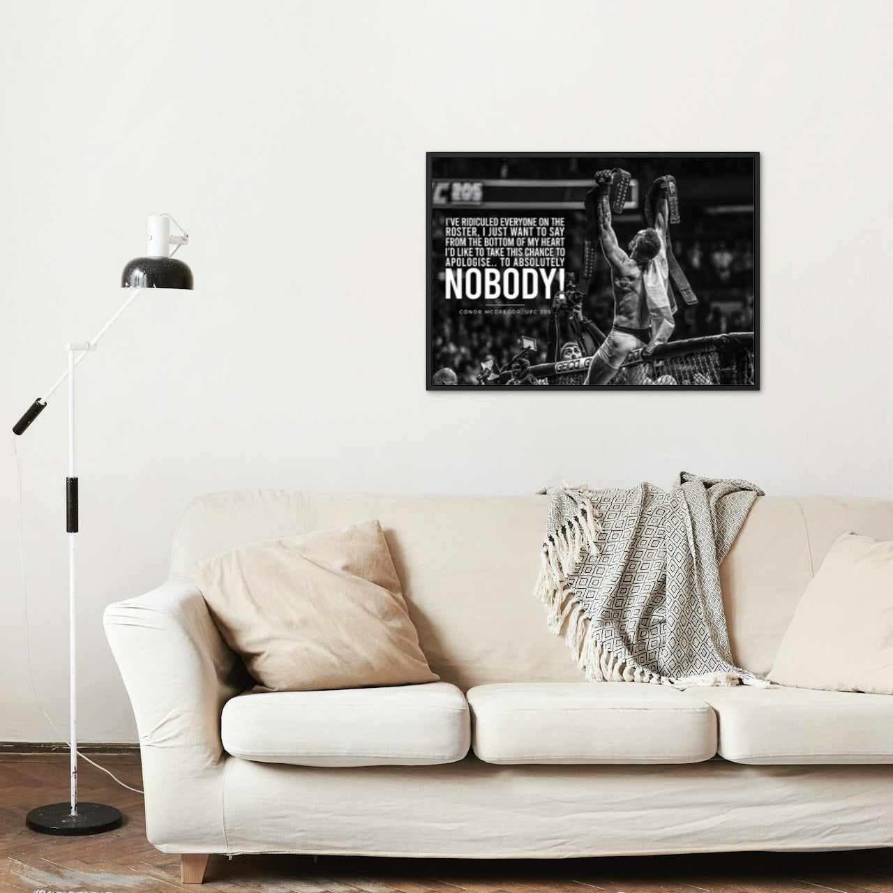 A QOUTE GIVEN BY CONOR MCGREGOR CANVAS POSTER