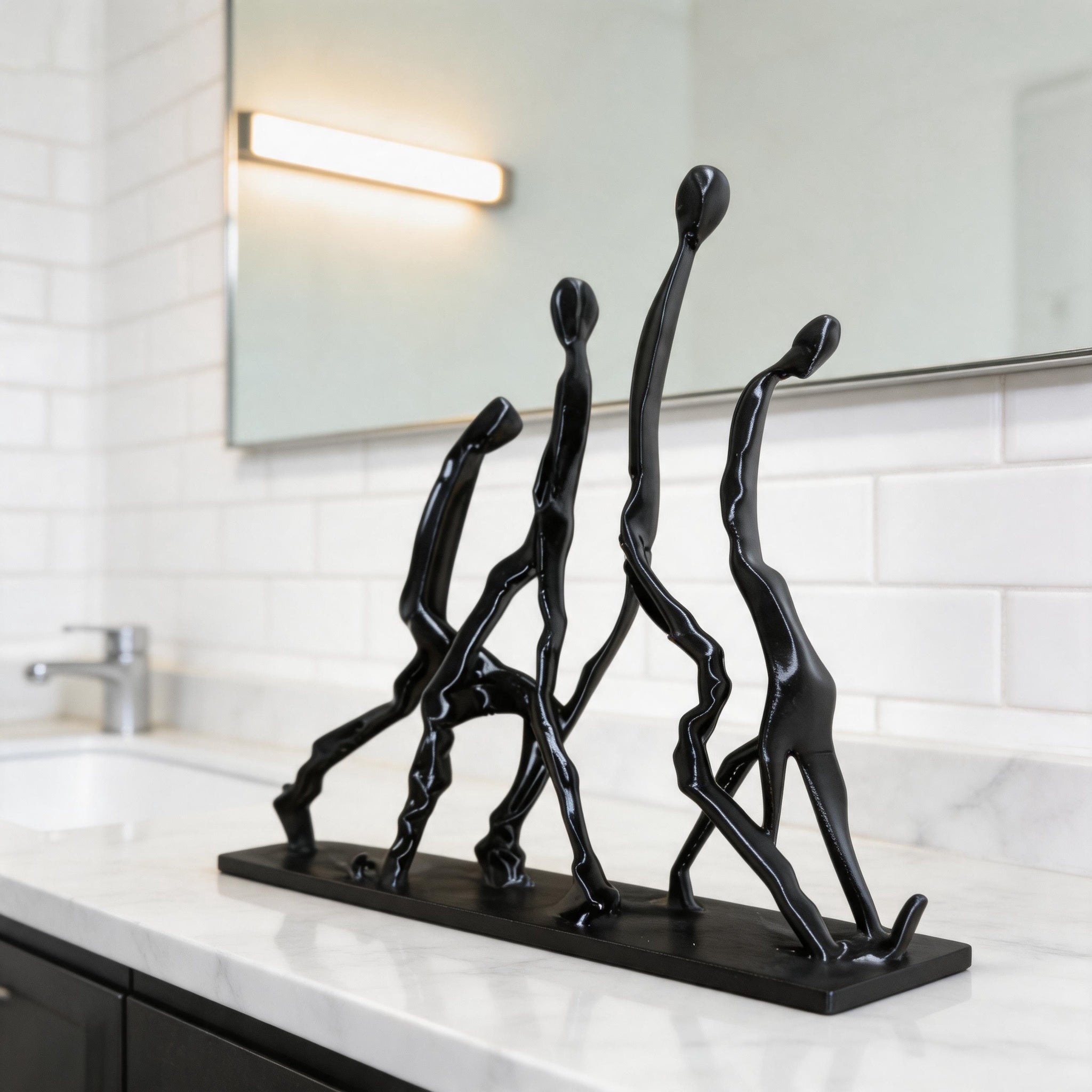 Tnessential Modern Abstract Human Figure Decorative Ornament 3D Decor