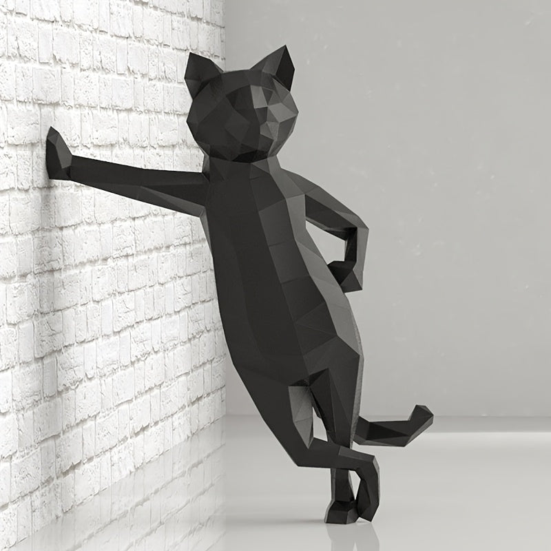 Tnessential Cm Standing Cat Paper Model 3D Decor