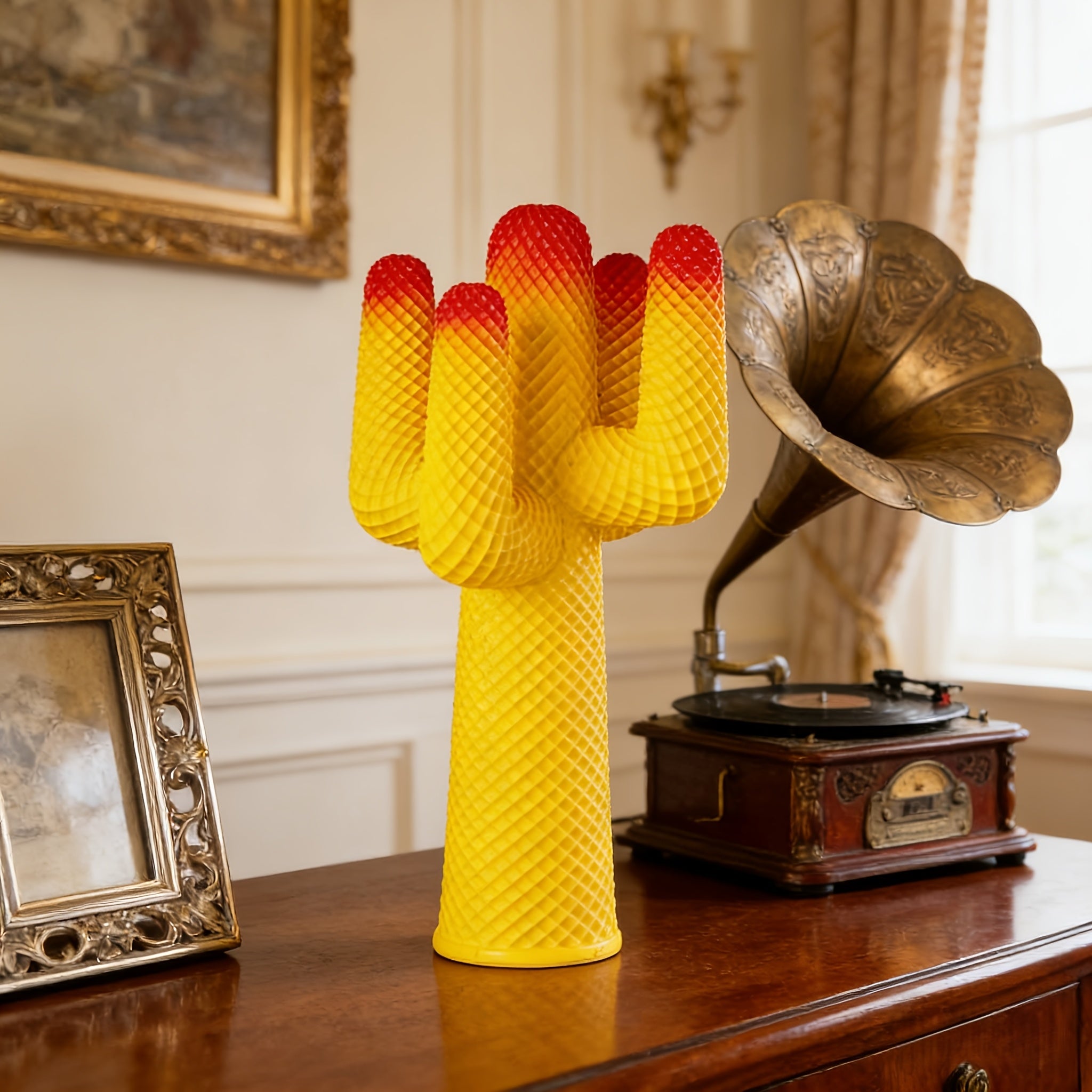 Tnessential Cactus-shaped Ornaments 3D Decor