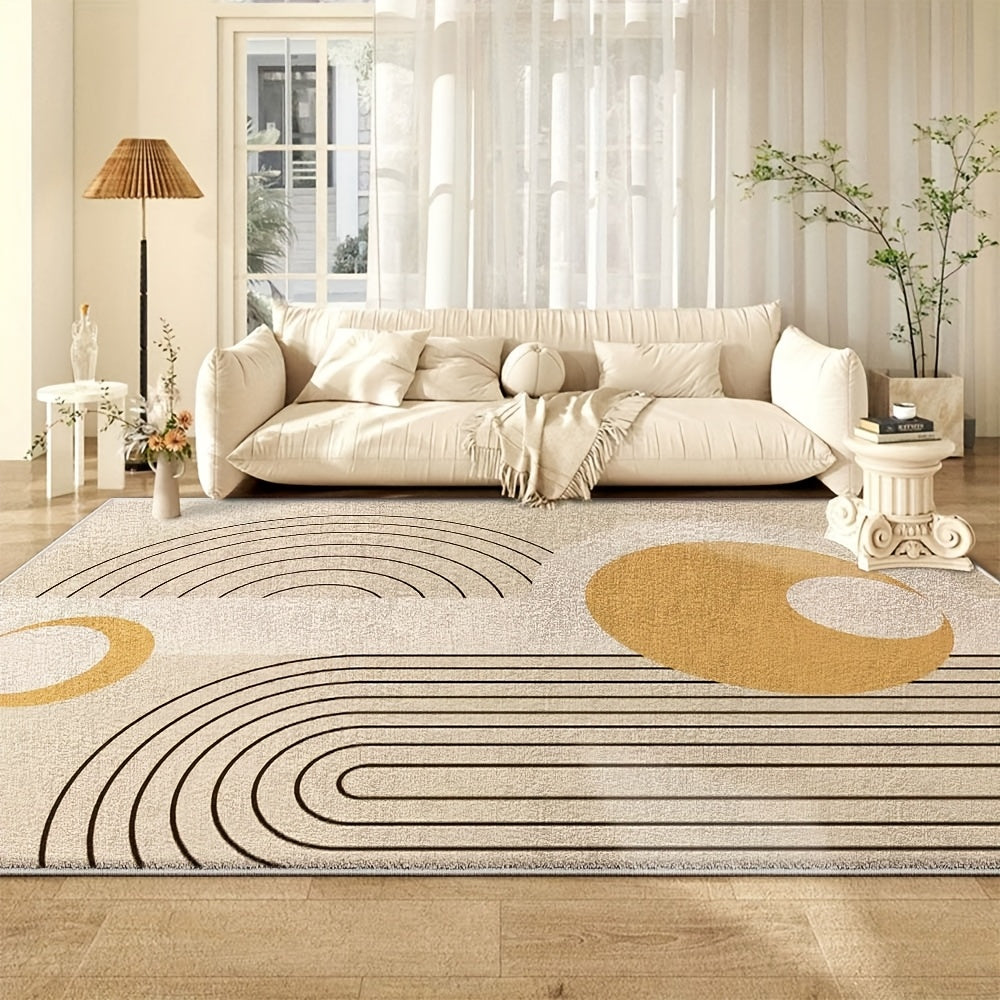 BEIGE ABSTRACT 2 RUG view 2