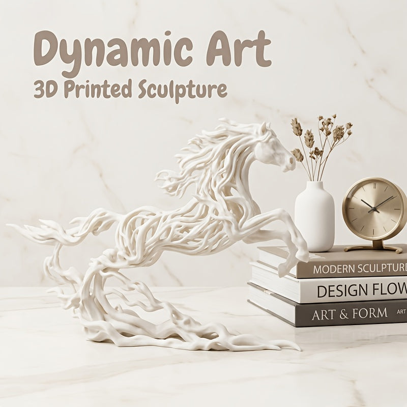 Tnessential Large-scale 3d-printed Ethereal Stallion 3D Decor