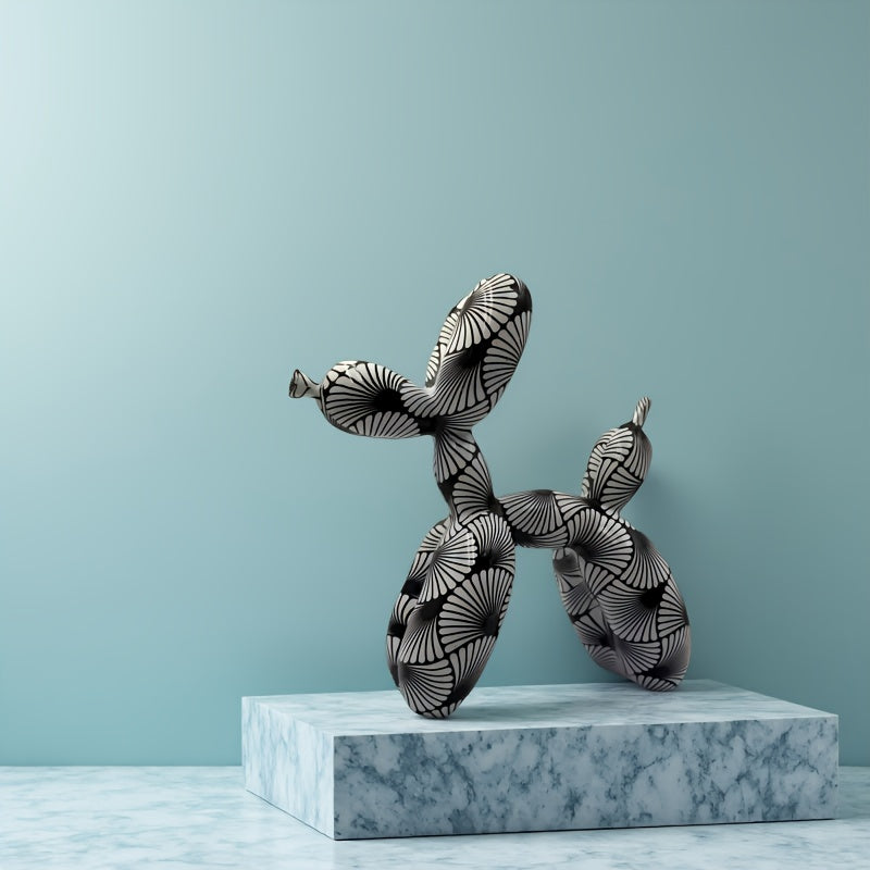 Tnessential Charming Balloon Dog Sculpture 3D Decor