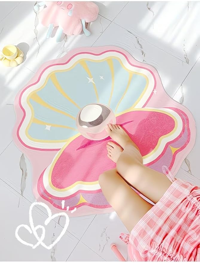 CUTE PEARL SHELL RUG