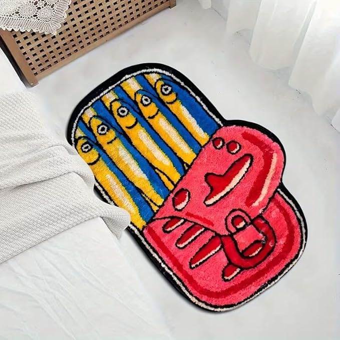 Funny Sardine Can Rug