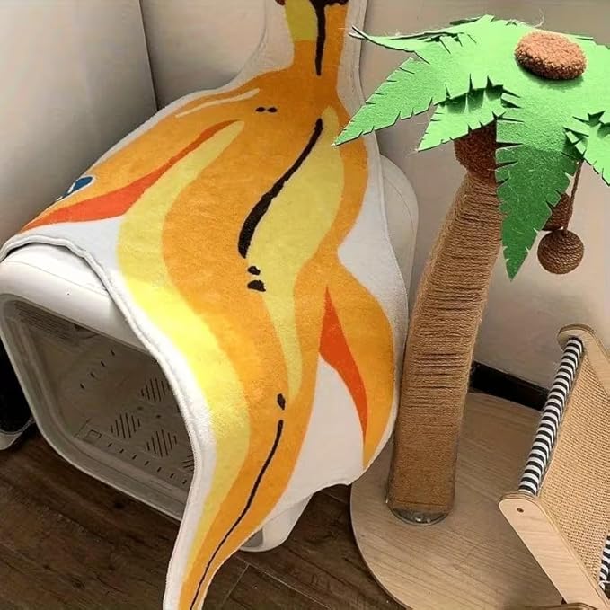 FUNNY BANANA SHAPED RUG