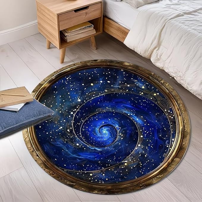 GALAXY SWIRL ROUND RUG