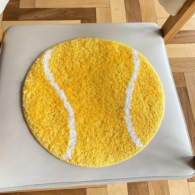SPORTS BALL ROUND RUG