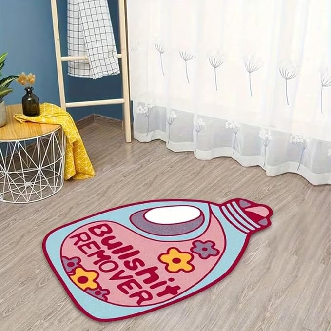 AESTHETIC PINK AND BLUE RUG