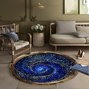 GALAXY SWIRL ROUND RUG