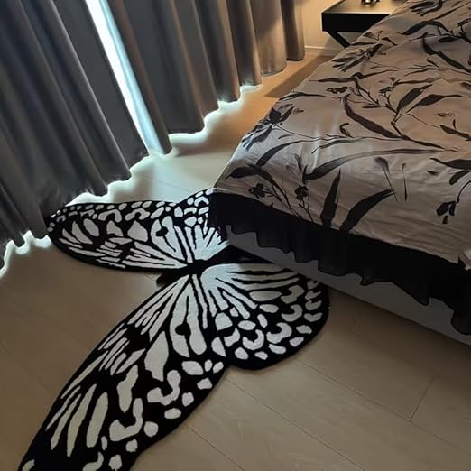 AESTHETIC BUTTERFLY FLOOR RUG