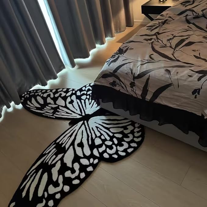 AESTHETIC BUTTERFLY FLOOR RUG