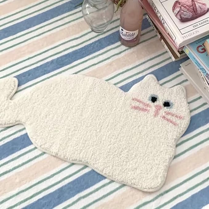 FUNNY CAT RUG 2 PIECE RUG
