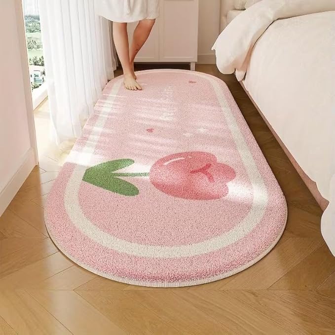 CUTE PINK TULIP RUG