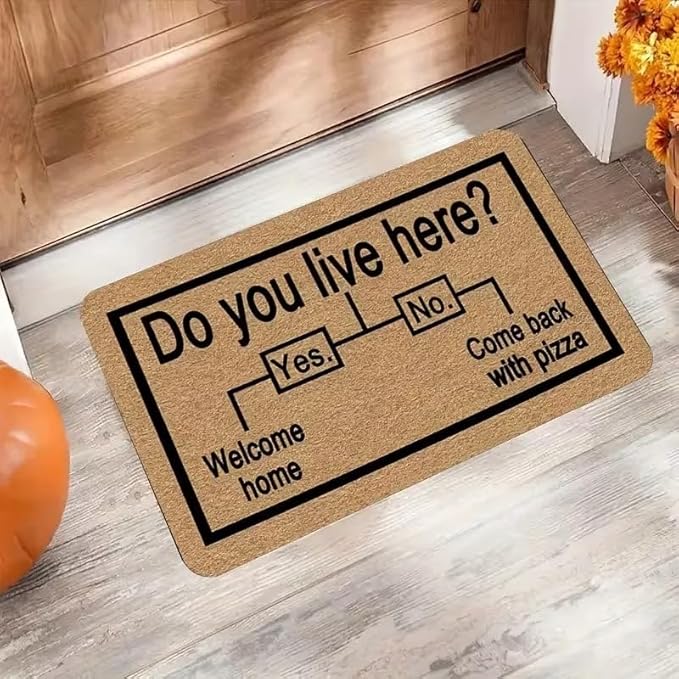 FUNNY WELCOME MAT