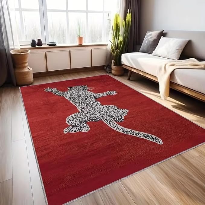 RED TIGER RUG