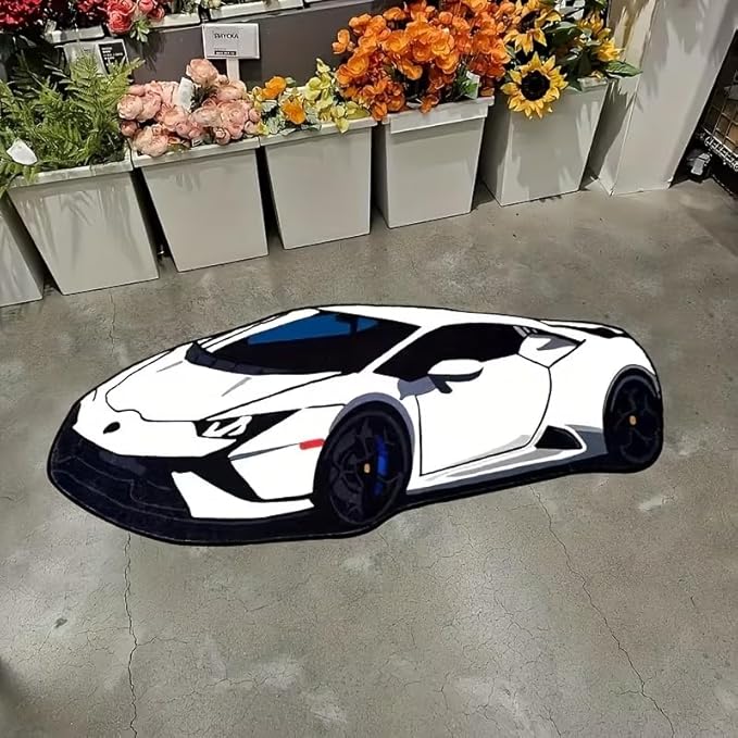 Aesthetic Lamborghini Car Rug