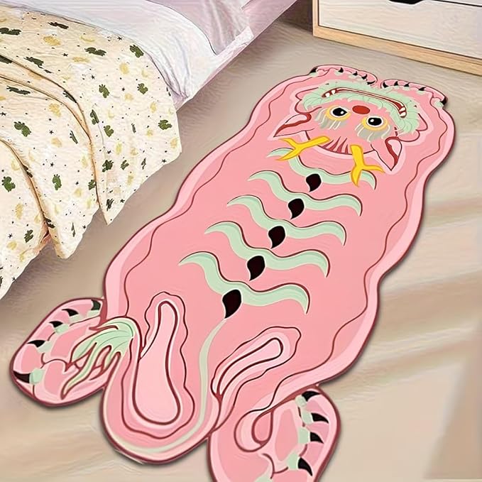 PINK DRAGON RUG