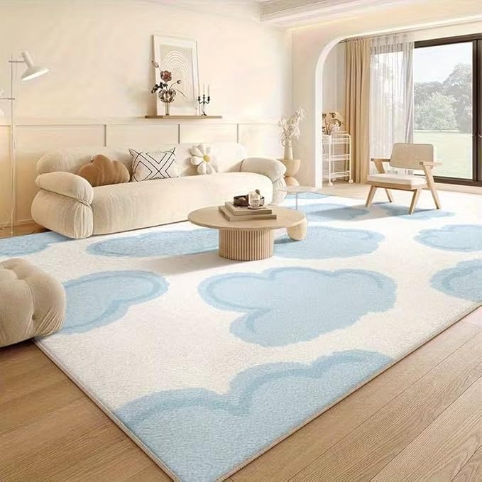 SOFT BLUE CLOUD RUG