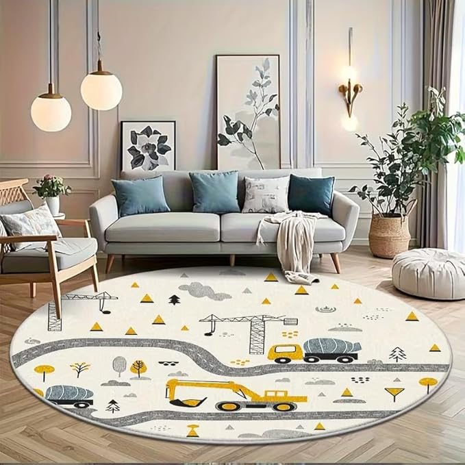 KIDS CONSTRUCTION ROADPLAY RUG