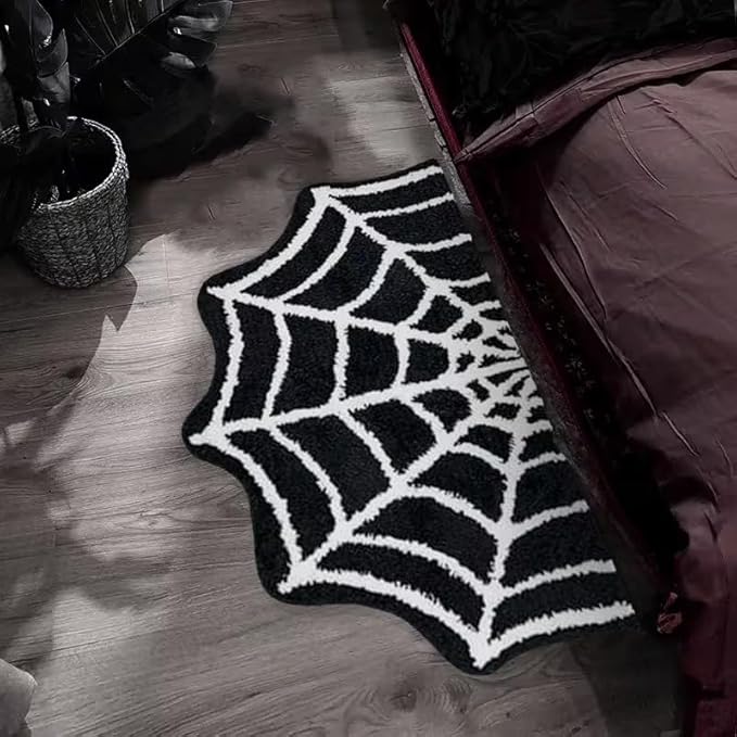SPIDER WEB HALOWEEN INSPIRED RUG