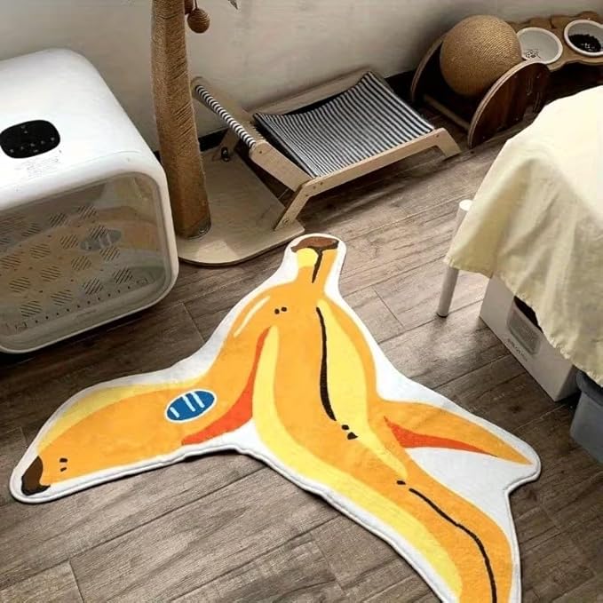 Funny Banana Shaped Rug