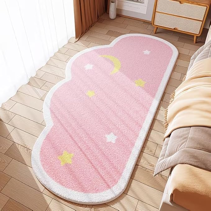 CUTE PINK CLOUD RUG