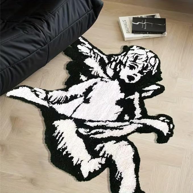 CUTE FUNNY CUPID RUG
